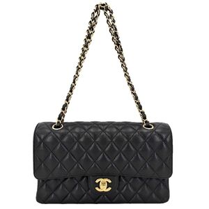 Chanel Matelassé 25 Shoulder Bag for Women, Double Chain, Coco Mark, Flap, Ba...